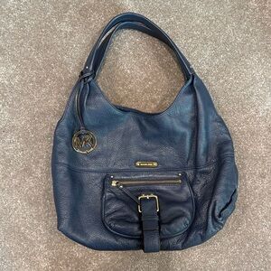 Michael Kors Navy Shoulder Bag